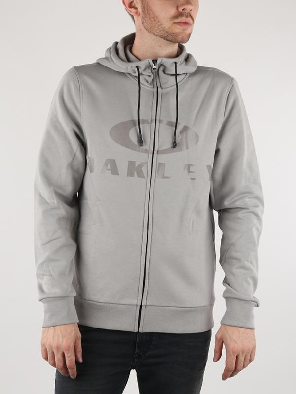 Mikina Oakley Bark Fz Hoodie Šedá