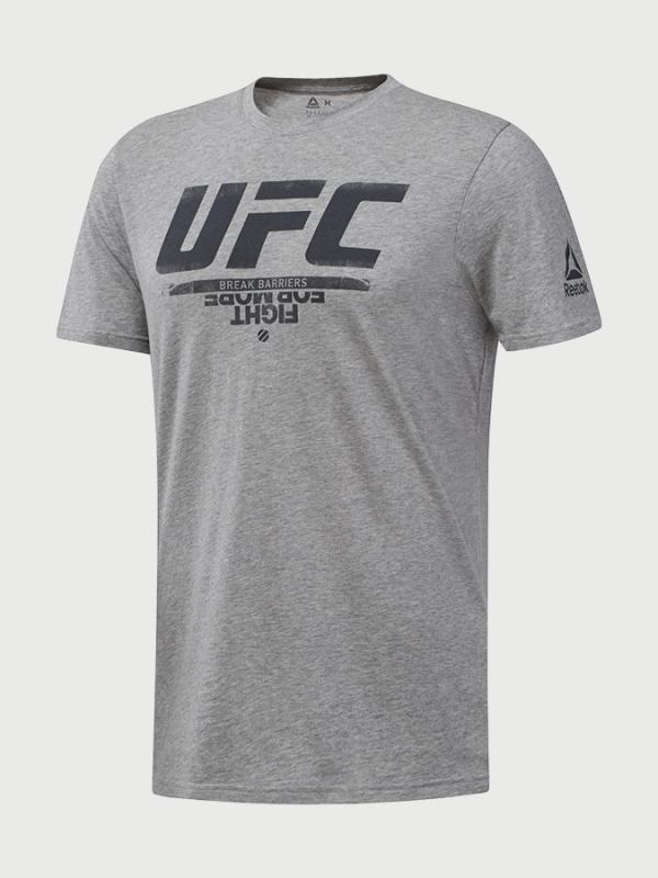 Tričko Reebok Ufc Fg Logo Tee Šedá