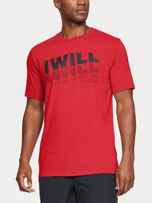 Tričko Under Armour I Will 2.0 Ss Červená