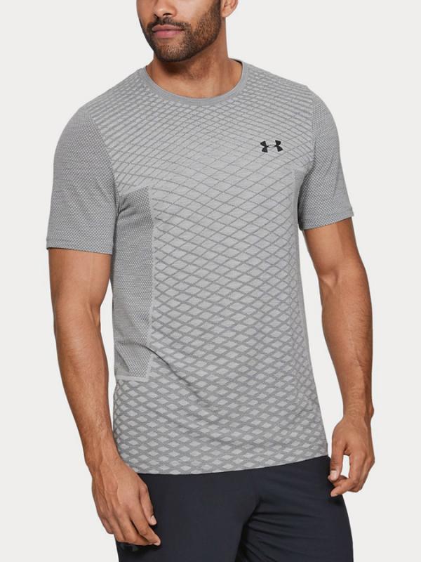 Tričko Under Armour Vanish Seamless Ss Novelty Šedá
