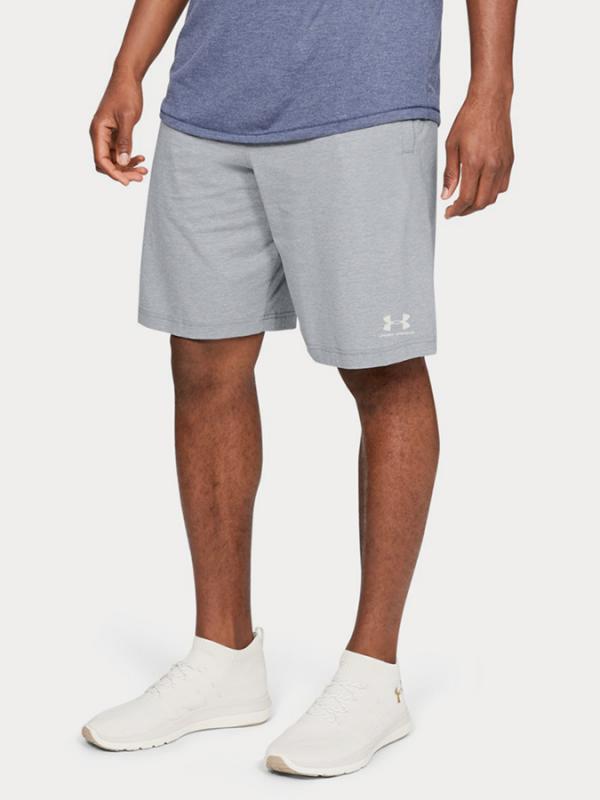 Kraťasy Under Armour Sportstyle Cotton Short Šedá
