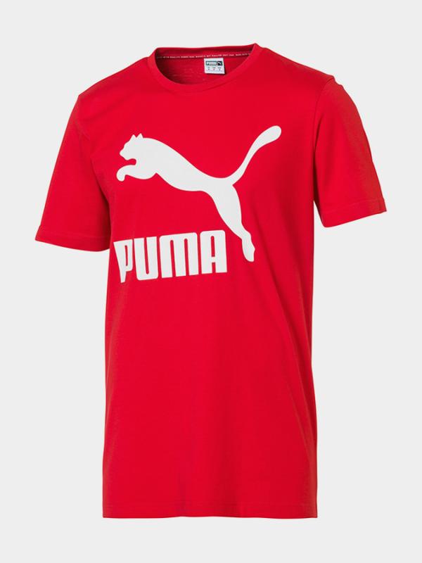 Tričko Puma Classics Logo Tee High Risk Red Červená