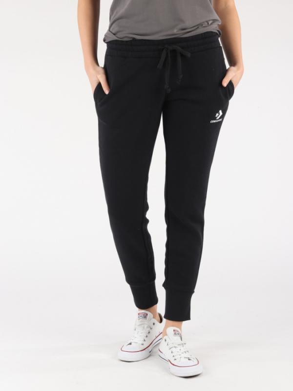 Tepláky Converse W S Chevron Emb Signature Pant Černá