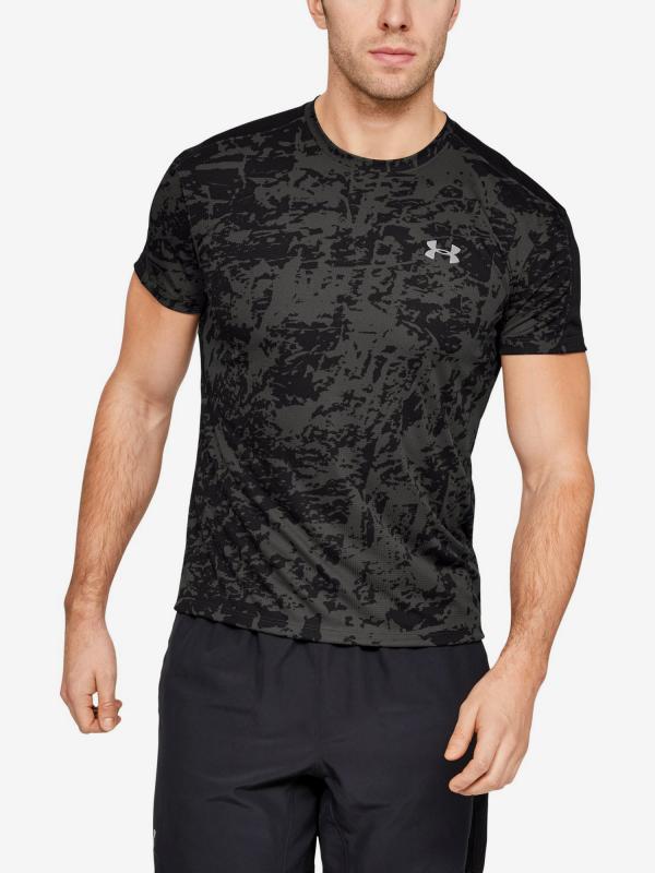 Tričko Under Armour Speed Stride Printed Ss Černá