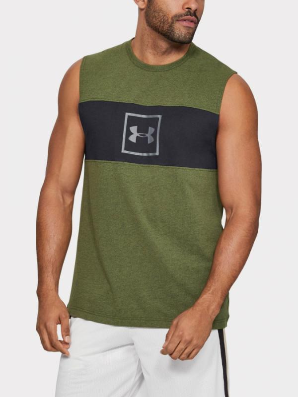 Tílko Under Armour Sportstyle Cotton Mesh Tank Zelená