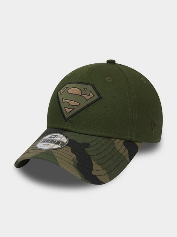 Kšiltovka New Era 940K Kids Camo Supman Zelená