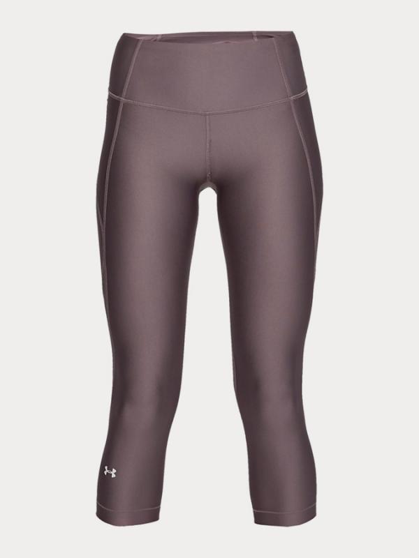 Kompresní legíny Under Armour Hg Capri Branded Fialová