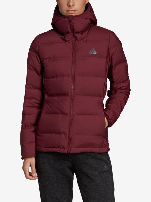 Bunda adidas Performance W Helionic Ho J Červená
