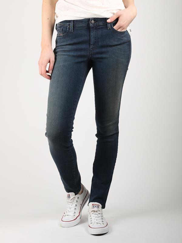 Džíny Diesel Doris L.32 Pantaloni Modrá