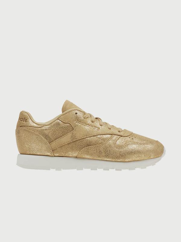 Boty Reebok Classic Cl Lthr Shimmer Hnědá