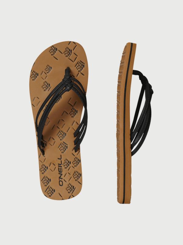 Žabky O´Neill Fw 3 Strap Ditsy Flip Flops Hnědá