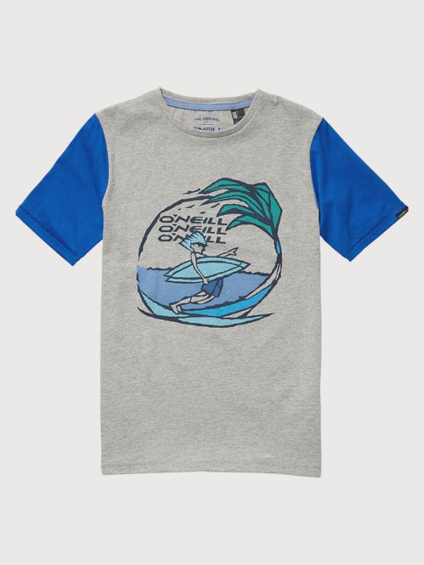 Tričko O´Neill Lb Laid Back S/Slv T-Shirt Šedá