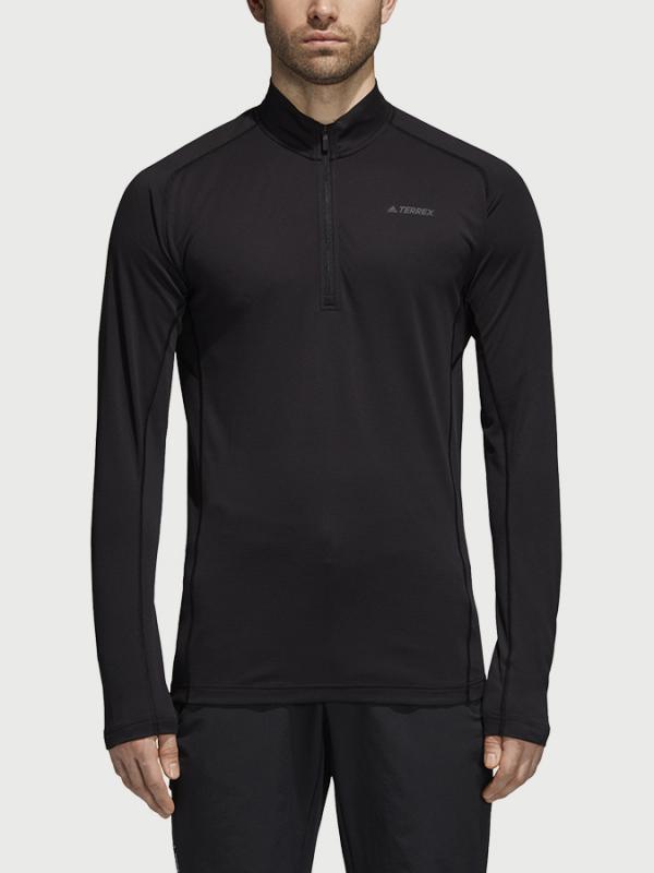 Tričko adidas Performance Tracero 1/2 Ls Černá