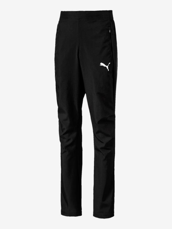 Tepláky Puma Liga Sideline Woven Pants Jr Černá