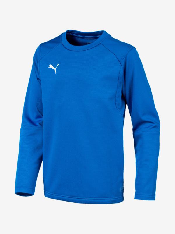 Mikina Puma Liga Training Sweat Jr Modrá