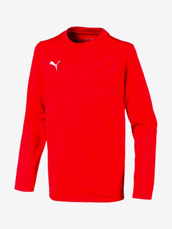 Mikina Puma Liga Training Sweat Jr Bílá