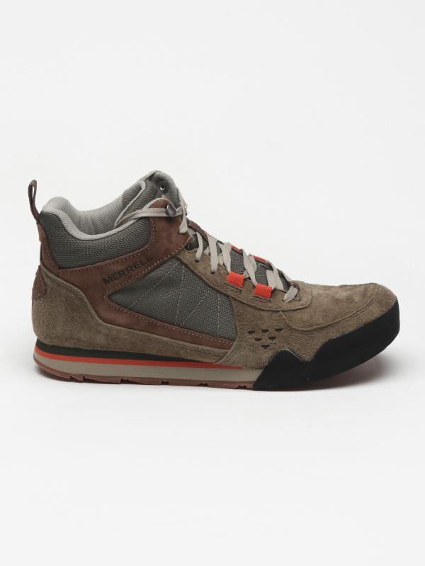 Boty Merrell Burnt Rock Tura Mid Suede Hnědá
