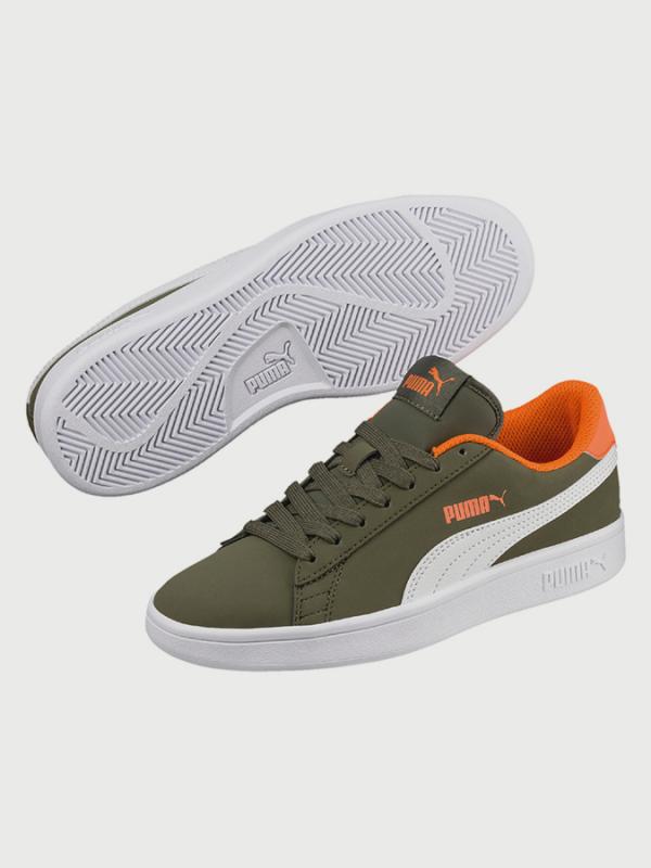 Boty Puma Smash v2 Buck Jr Zelená
