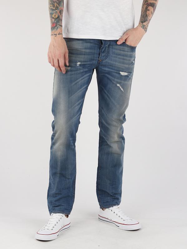 Džíny Diesel Buster L.32 Pantaloni Modrá