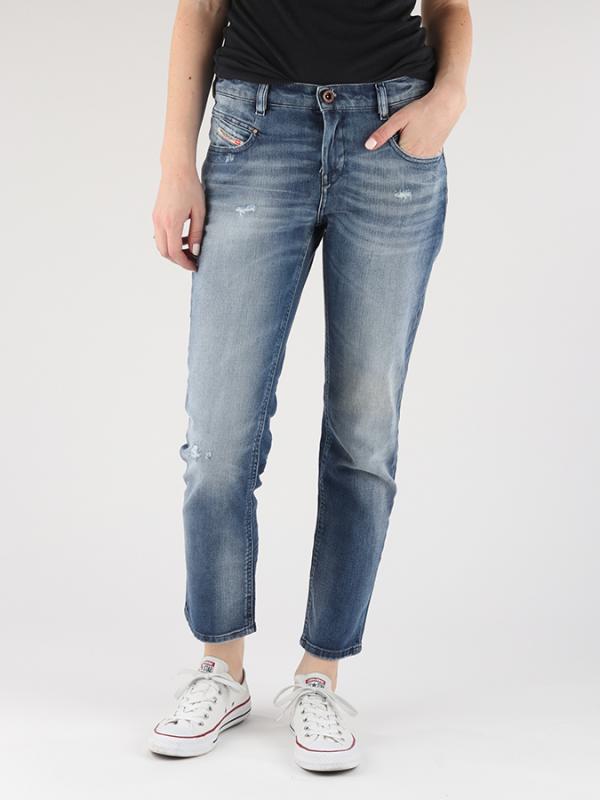 Džíny Diesel Belthy-Ankle L.32 Pantaloni Modrá