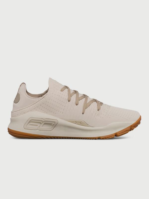 Boty Under Armour Curry 4 Low Béžová