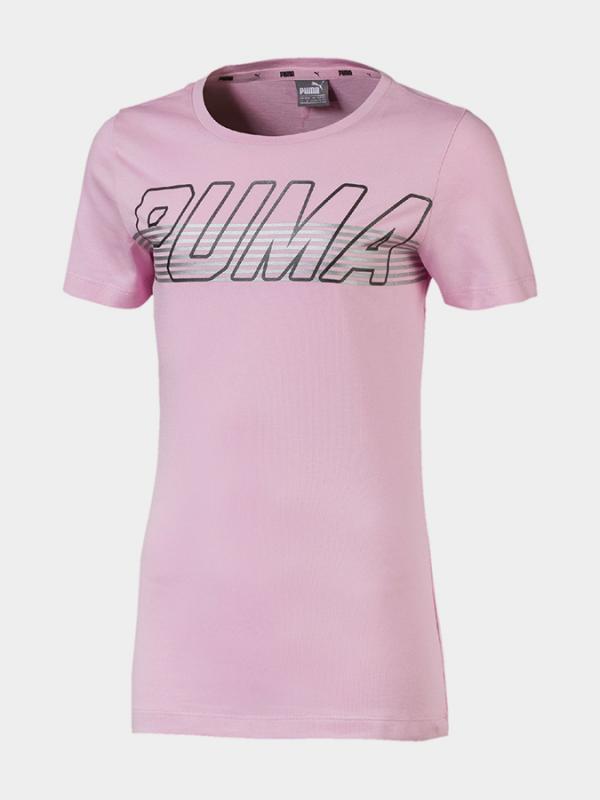 Tričko Puma Alpha Logo Tee Růžová