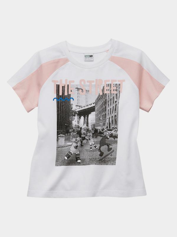 Tričko Puma Sesame Tee Bílá