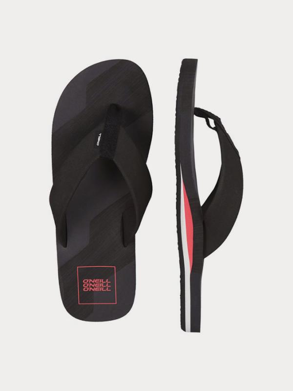 Žabky O´Neill Fm Concrete Stripe Sandals Černá