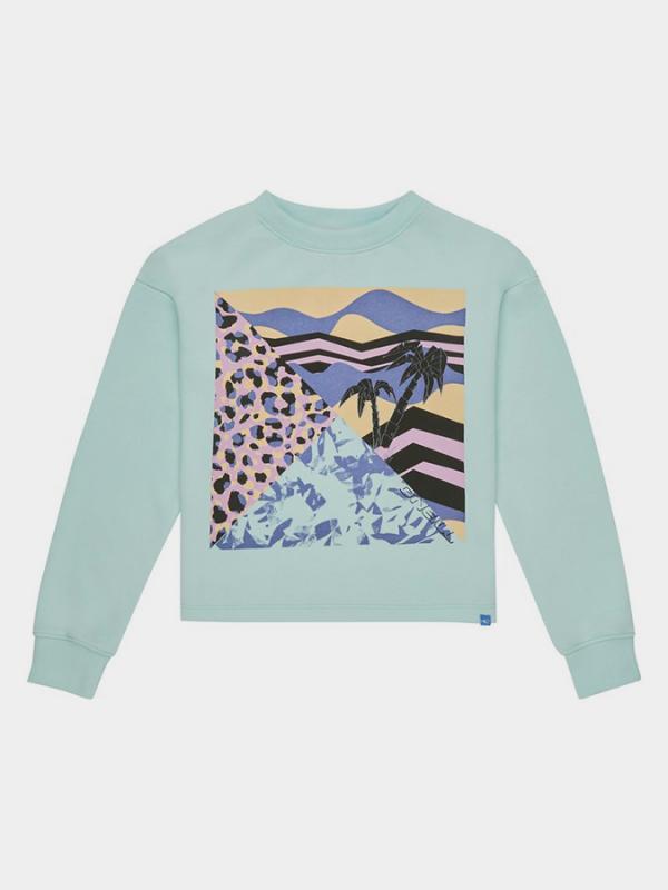 Mikina O´Neill Lg Tropical Sweatshirt Zelená
