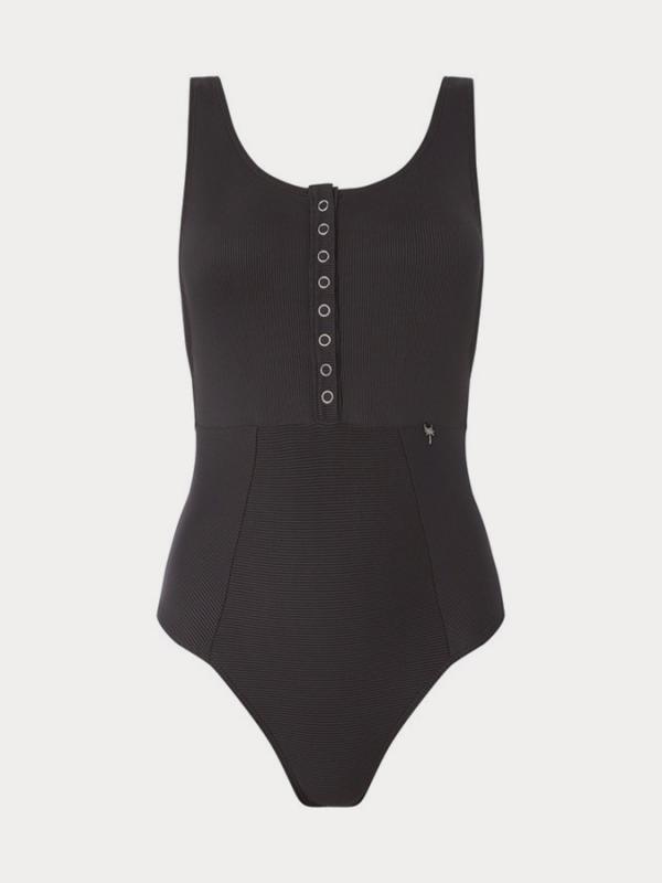 Plavky O´Neill Pw Mare Rib Swimsuit Černá