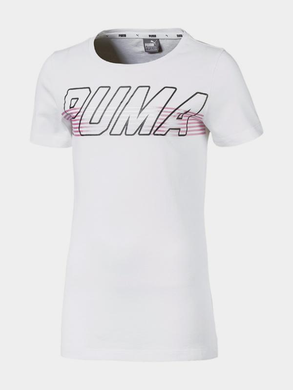Tričko Puma Alpha Logo Tee Bílá