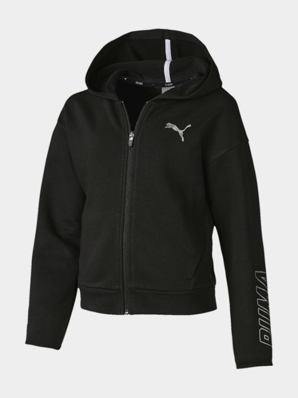 Mikina Puma Alpha Hooded Sweat Jacket Černá