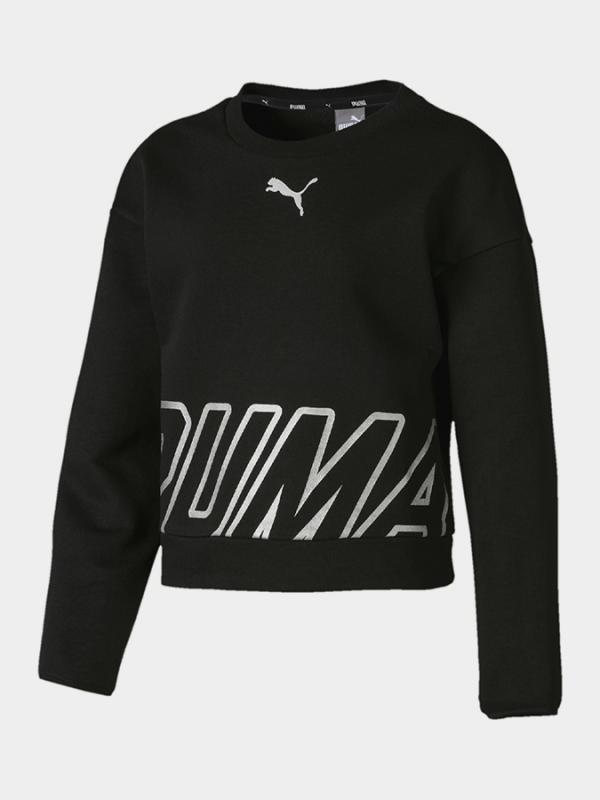 Mikina Puma Alpha Crew Sweat Černá