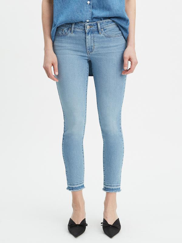 Džíny Levi's® 711 Skinny Ankle Modrá