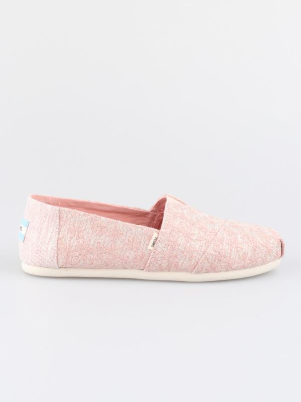 Boty Toms Pink Glitter Daisy Wm Alpr Esp Růžová