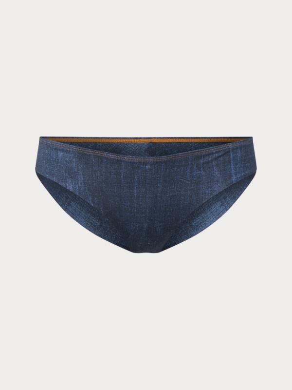 Spodek plavek O´Neill Pw Maoi Denim Print Bottom Modrá
