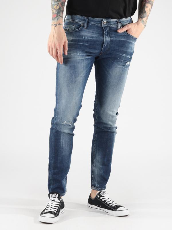 Džíny Diesel Thommer L.32 Pantaloni Modrá