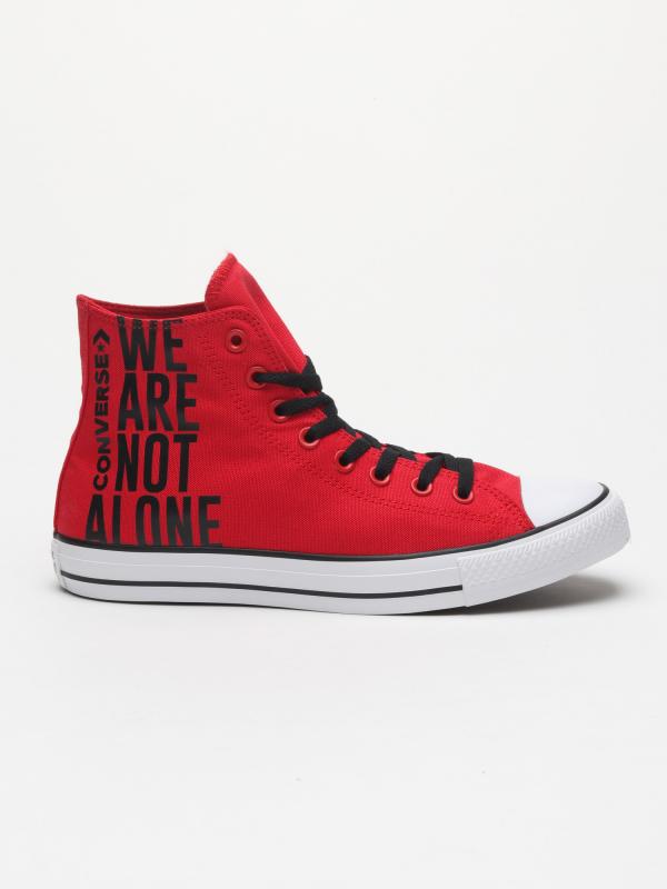 Boty Converse Chuck Taylor All Star We Are Not Alone Červená
