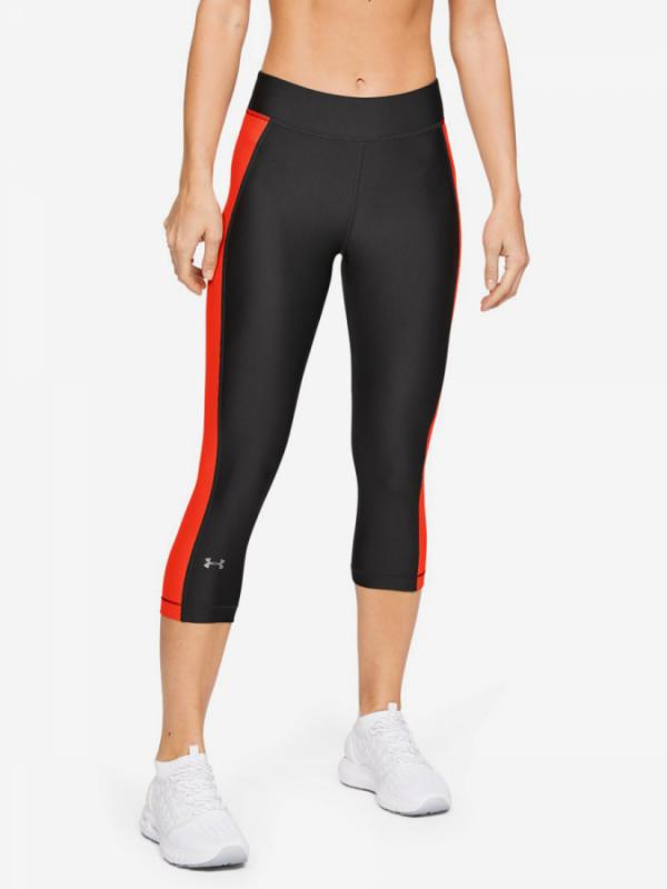 Kompresní legíny Under Armour Hg Capri-Gry Černá