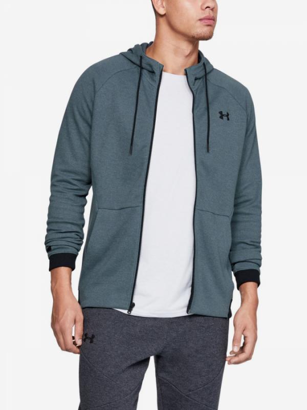 Mikina Under Armour Unstoppable 2X Knit Fz-Gry Modrá