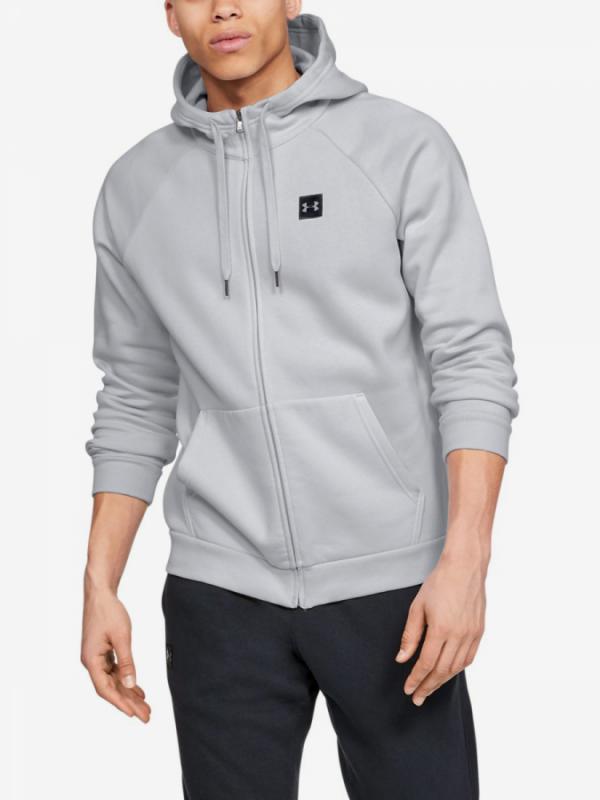 Mikina Under Armour Rival Fleece Fz Hoodie-Gry Šedá