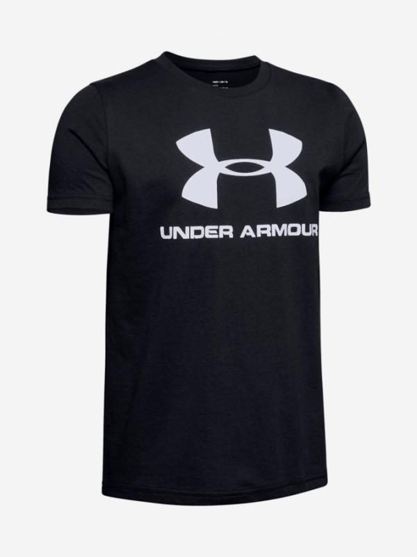 Tričko Under Armour Sportstyle Logo Ss-Blk Černá