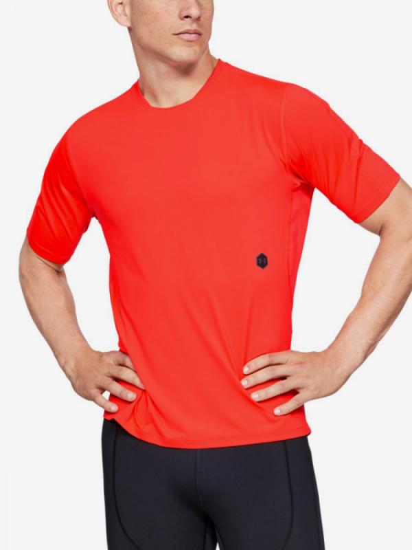 Tričko Under Armour Rush Run Shortsleeve-Red Červená