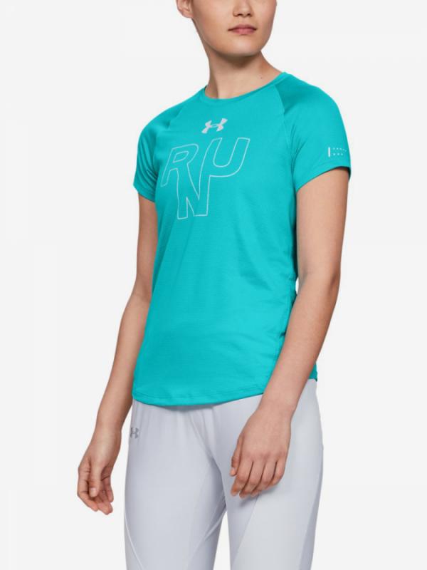 Tričko Under Armour Qualifier Run Short Sleeve-Blu Modrá