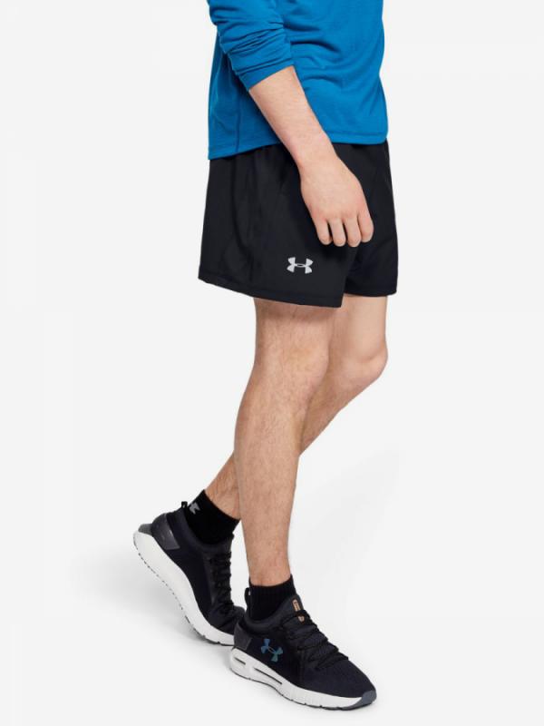 Kraťasy Under Armour Launch Sw 5\'\' Exposed Short-Blk Černá