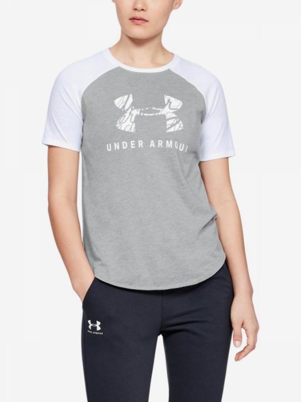 Tričko Under Armour Fit Kit Baseball Tee Graphic-Gry Šedá