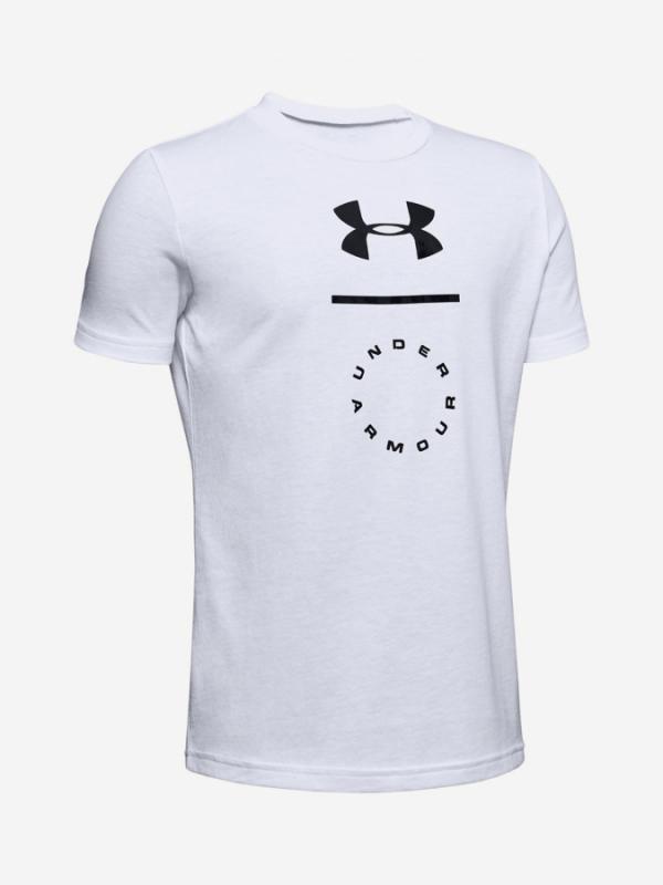 Tričko Under Armour Gametime Logo Tee-Wht Bílá
