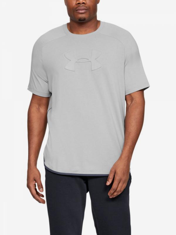 Tričko Under Armour Unstoppable Move Tee-Gry Šedá