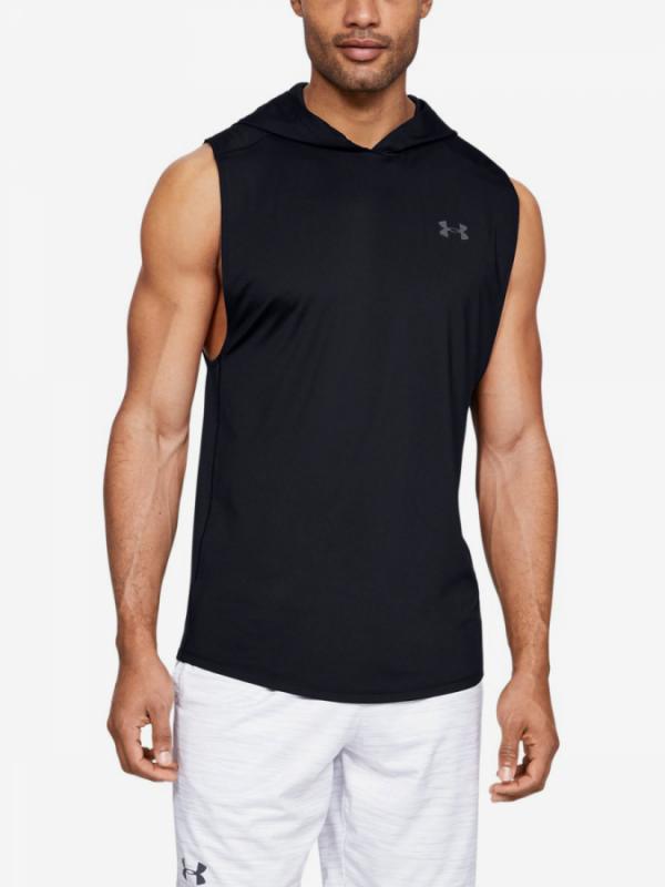Tričko Under Armour Mk1 Sl Hoodie-Blk Černá