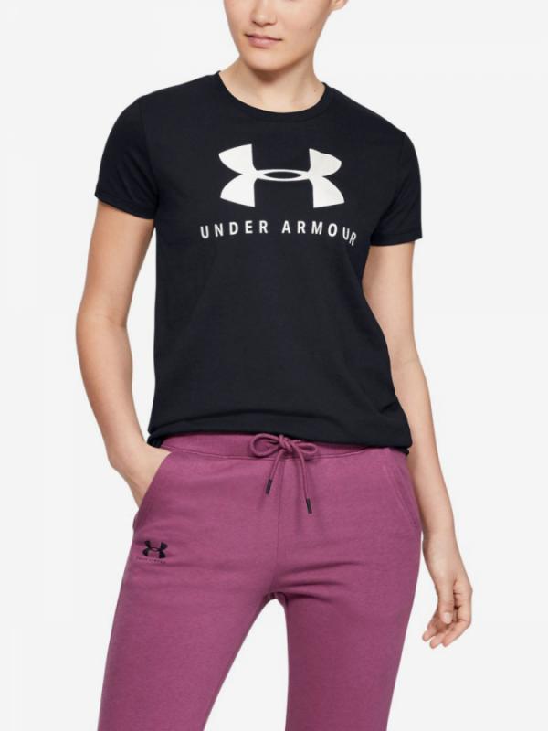 Tričko Under Armour Graphic Sportstyle Classic Crew-Blk Černá